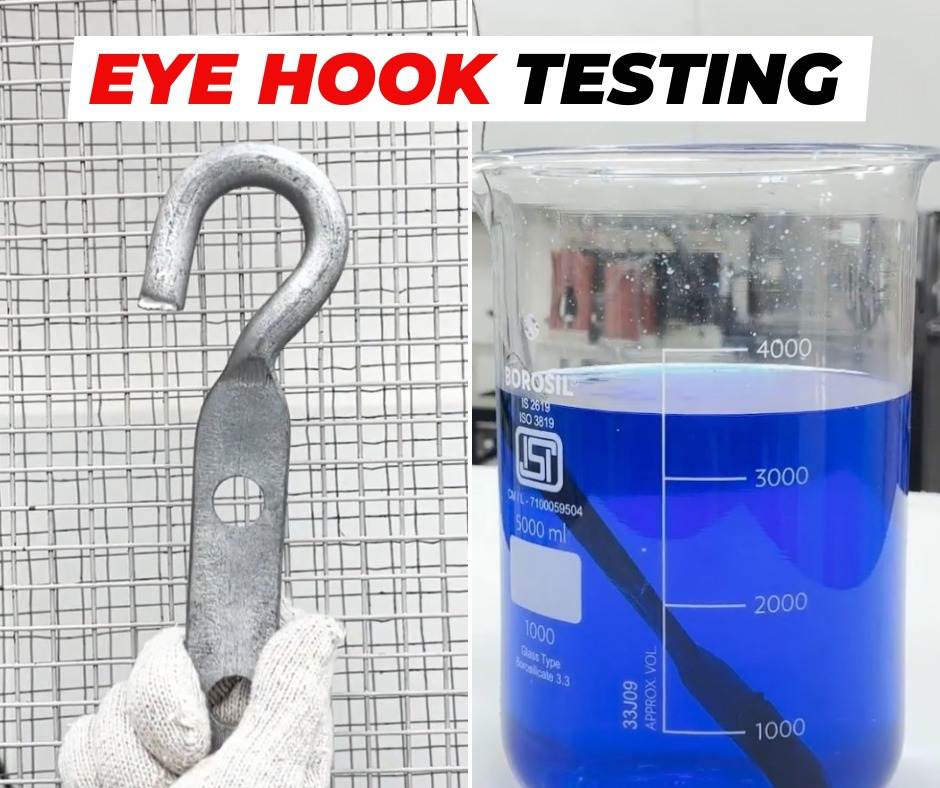 Eye hook - Tensile & Galvanizing Test
